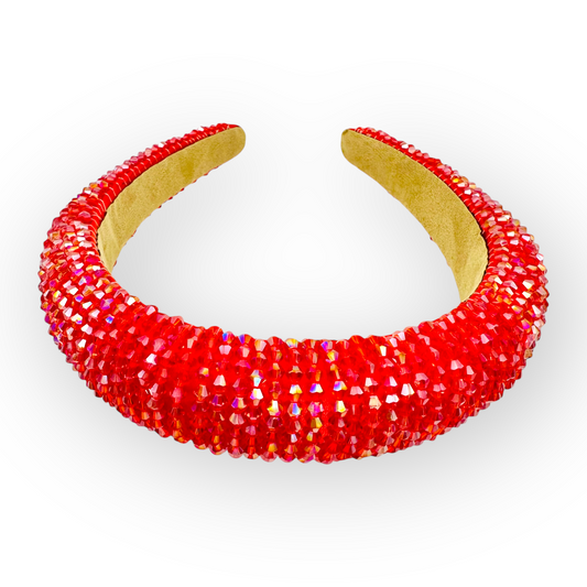 Crimson Sparkle Luxe Headband