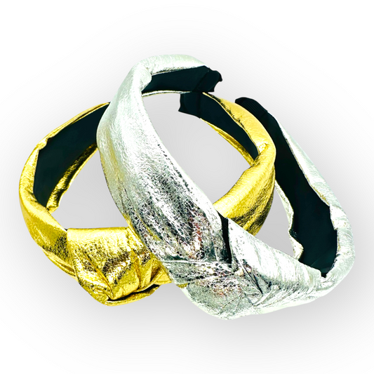 Golden Journey Metallic Knot HeadBand